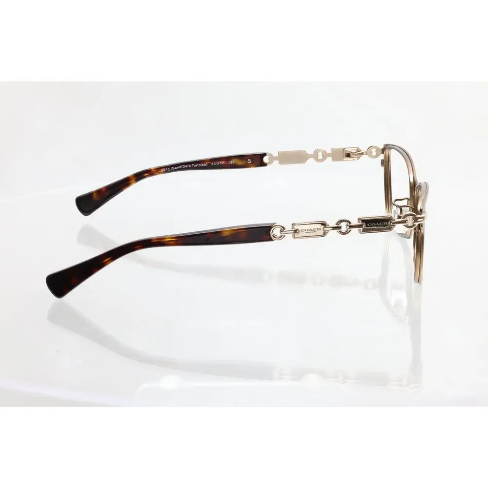 Coach HC5065 9213 (Sand/Tortoise) 53-17-135mm Eyeglass FRAMES ONLY - GOOD
